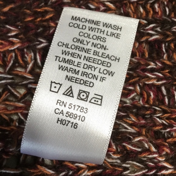 Maurices Multicolor Hooded Cardigan Sweater Size M - Picture 7 of 7